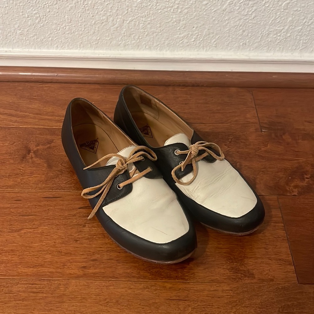 Discontinued John Fluevog World Zurich loafers